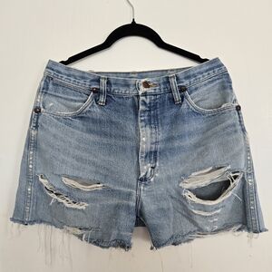 Distressed Denim Women's Shorts